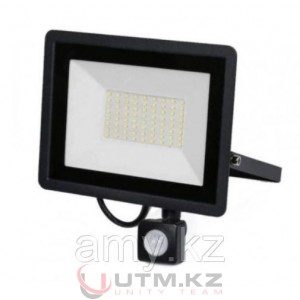 Прожектор Flood light (Slim) 50W с датчиком движения и света IP66