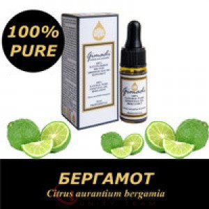 Бергамот (Citrus aurantium bergamia), эфирное масло 100% натуральное чистое, 10 мл