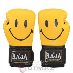 Боксерские перчатки Raja Boxing оригинал Натуральная кожа 14 Oz