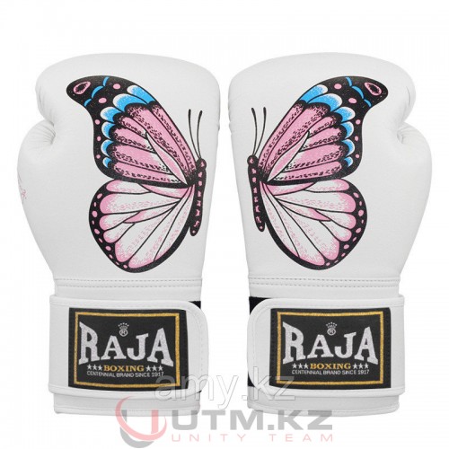 Боксерские перчатки Raja Boxing оригинал Натуральная кожа 14 Oz