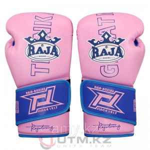 Боксерские перчатки Raja Boxing оригинал Натуральная кожа 14 Oz
