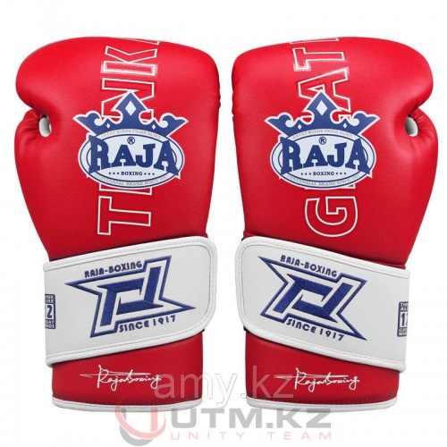 Боксерские перчатки Raja Boxing оригинал Натуральная кожа 14 Oz