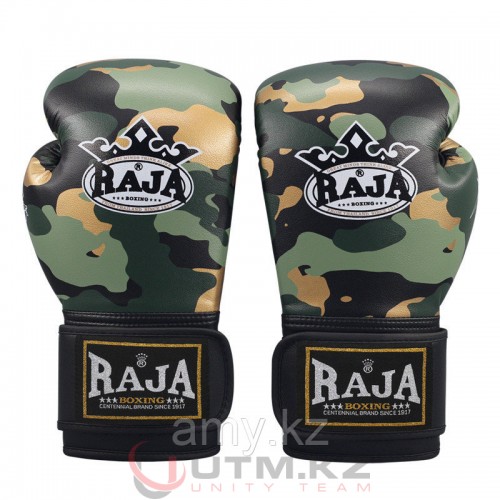 Боксерские перчатки Raja Boxing оригинал Натуральная кожа 14 Oz