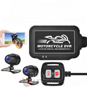 Видеорегистратор для мотоцикла DP-LANJIE с Wi-Fi и GPS, 1080P